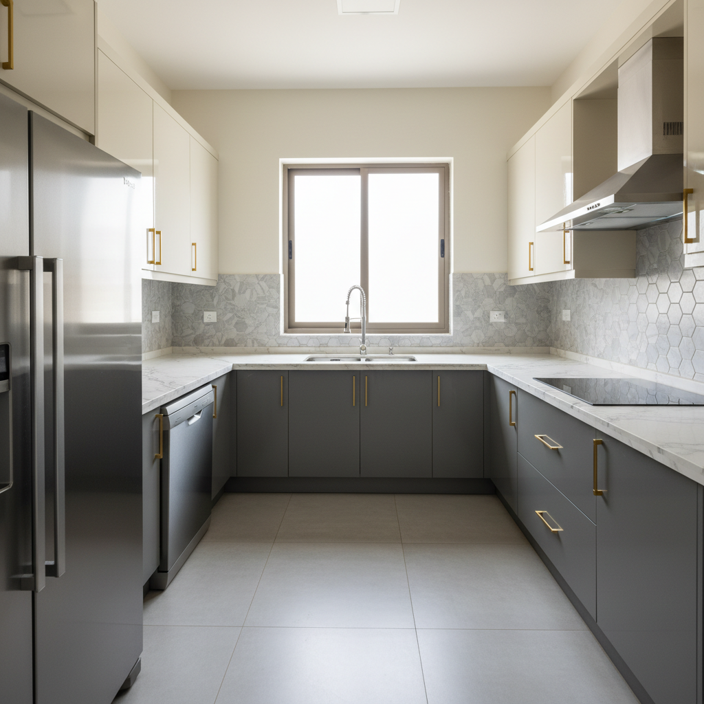 Modular kitchen (conceptual render)