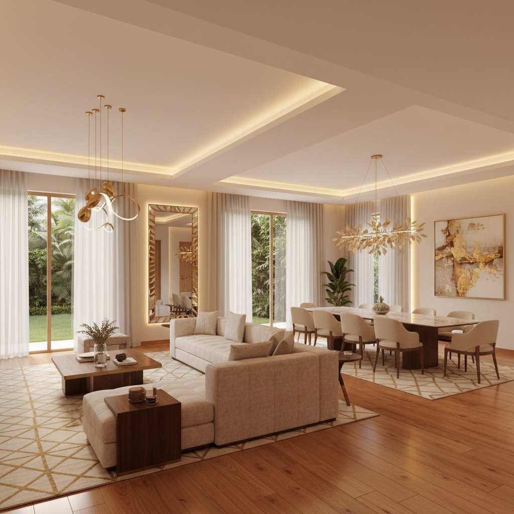Living room (conceptual render)
